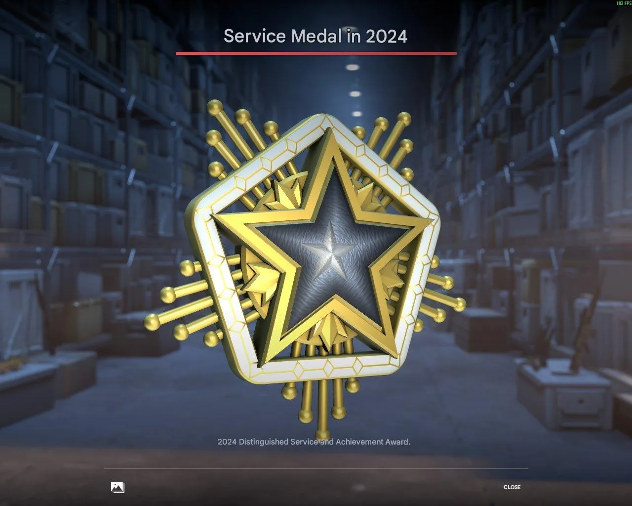 CS273 Prime Account 800+ Hours, Diamond Operation Broken Fang Coin, Premier Season One Medal, Global Offensive Badge, 2024 Service Medal 